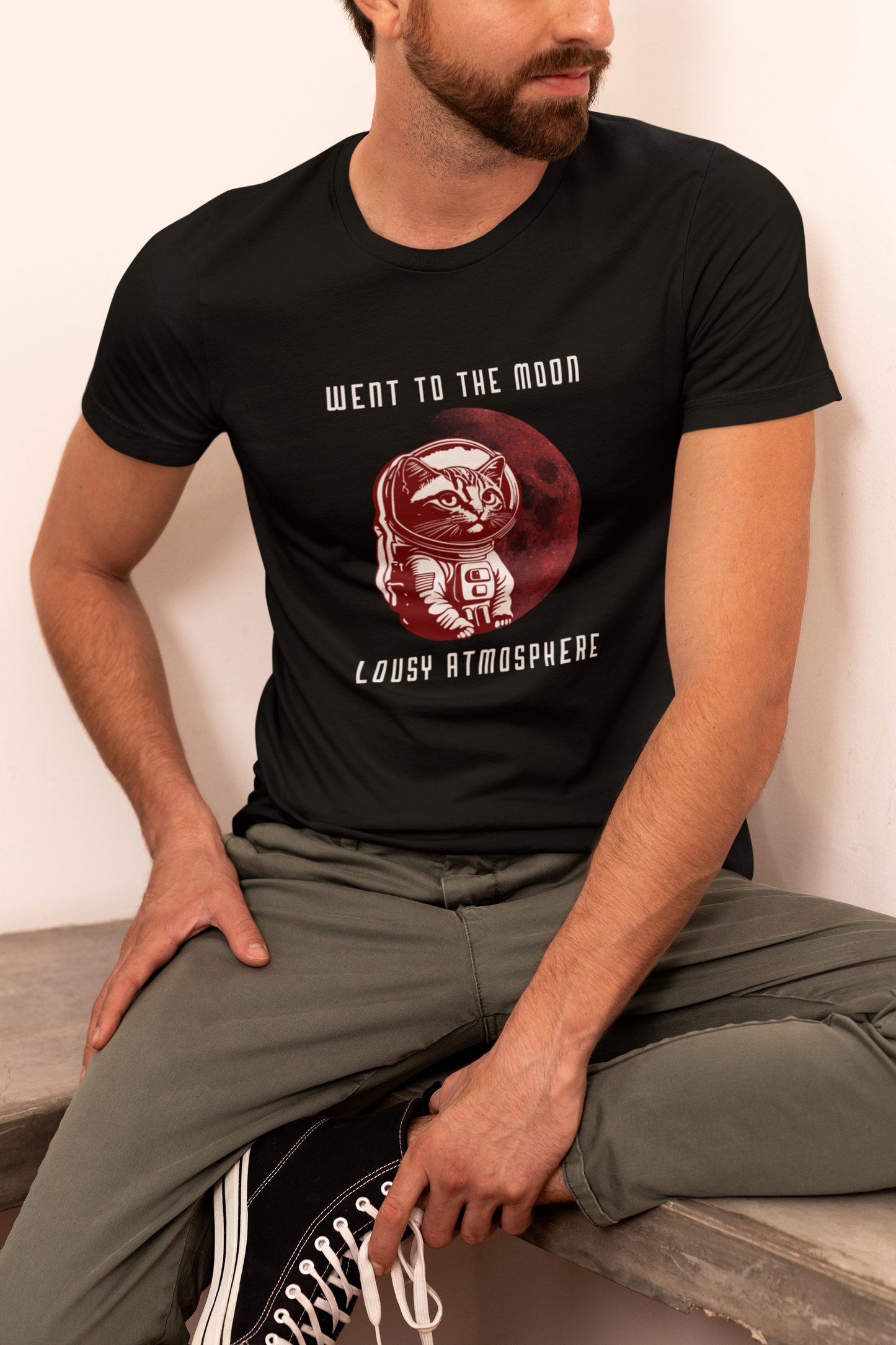 Went To The Moon Cat T-shirt
