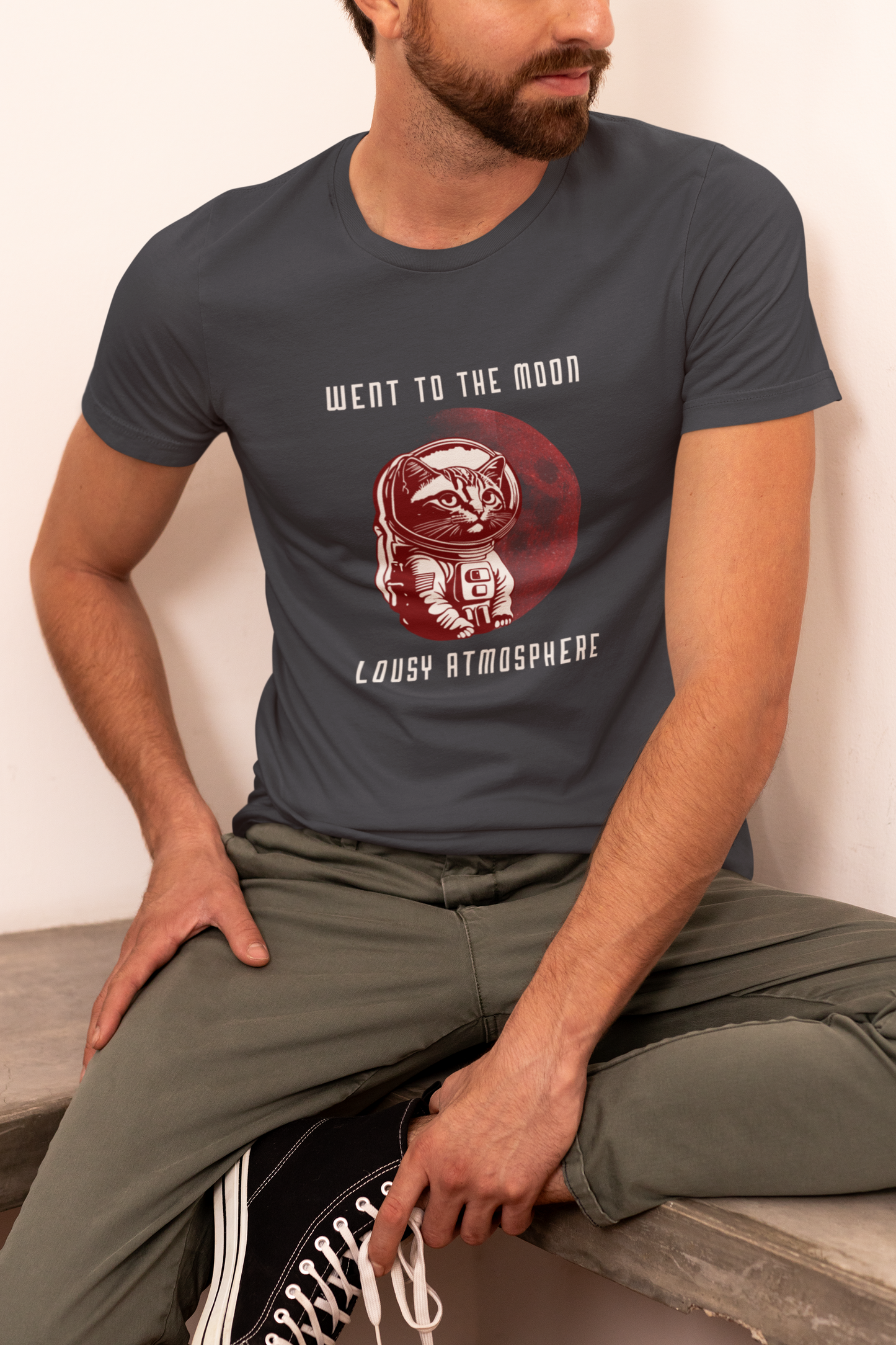 Went To The Moon Cat T-shirt