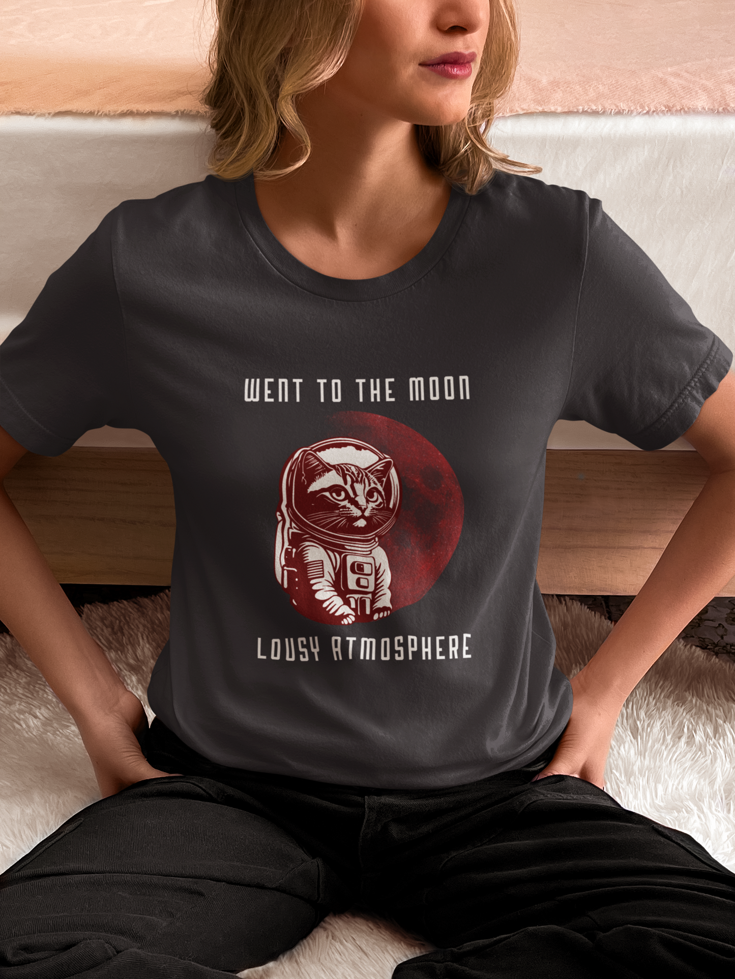 Went To The Moon Cat T-shirt