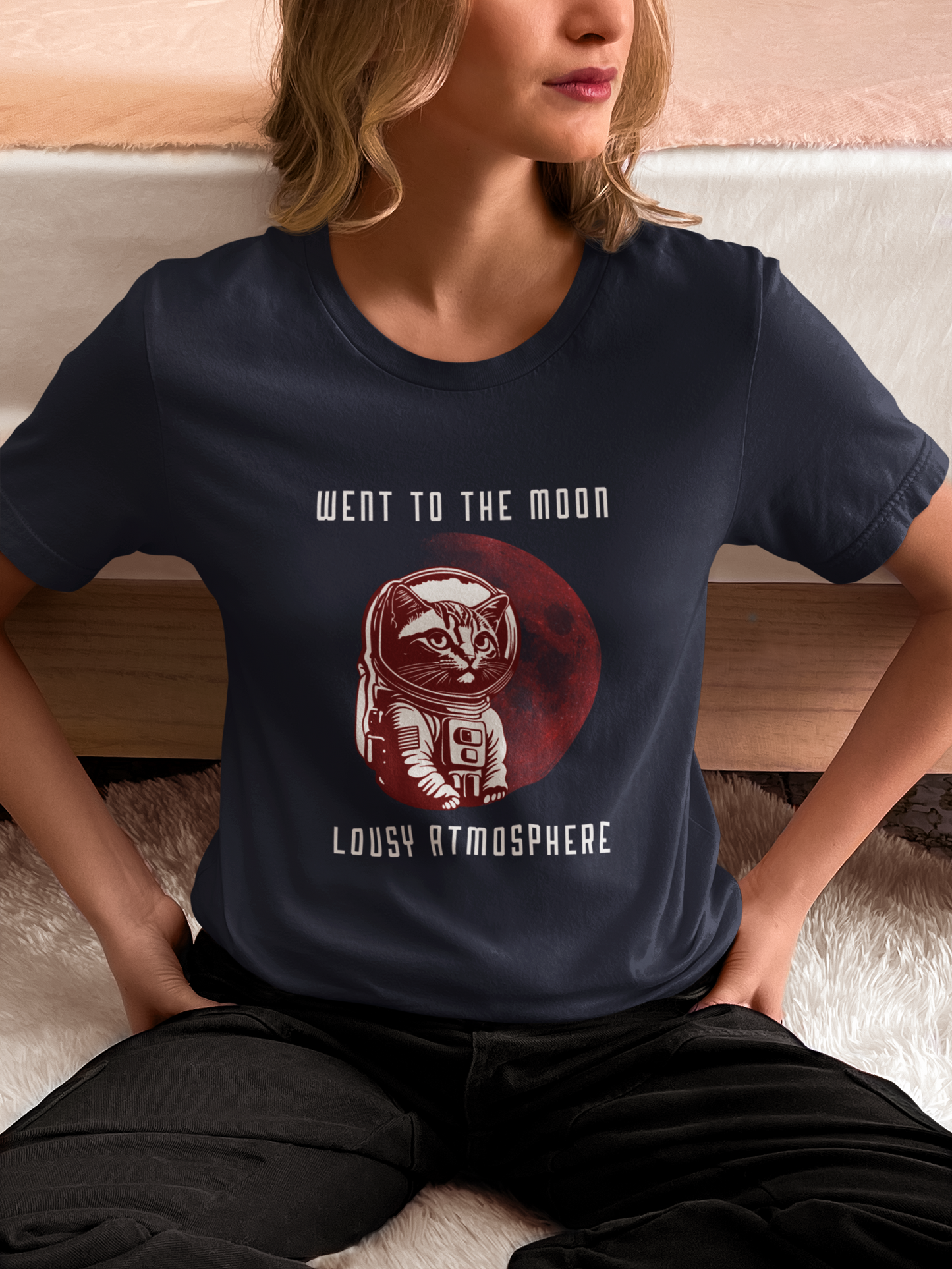 Went To The Moon Cat T-shirt