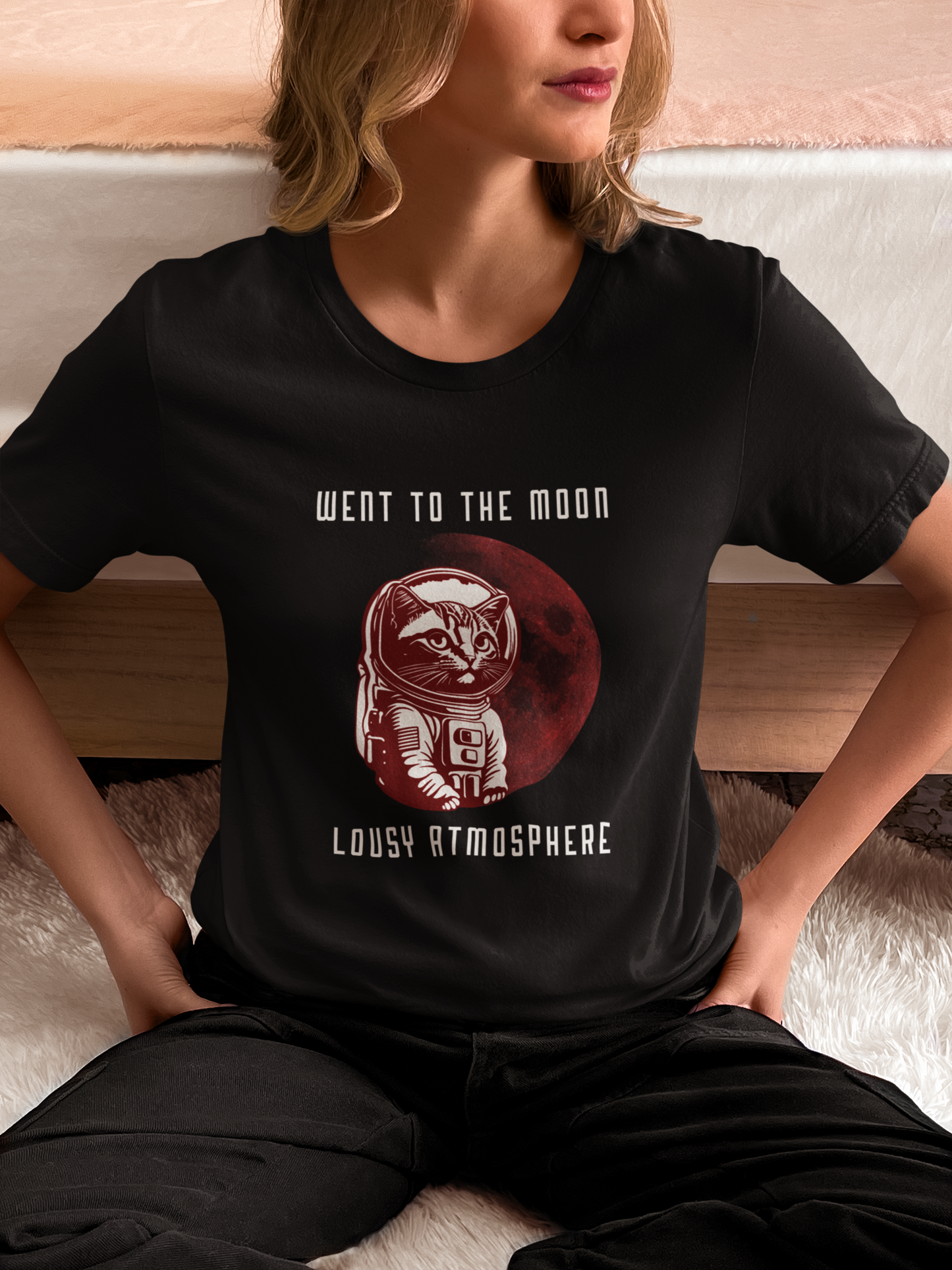 Went To The Moon Cat T-shirt