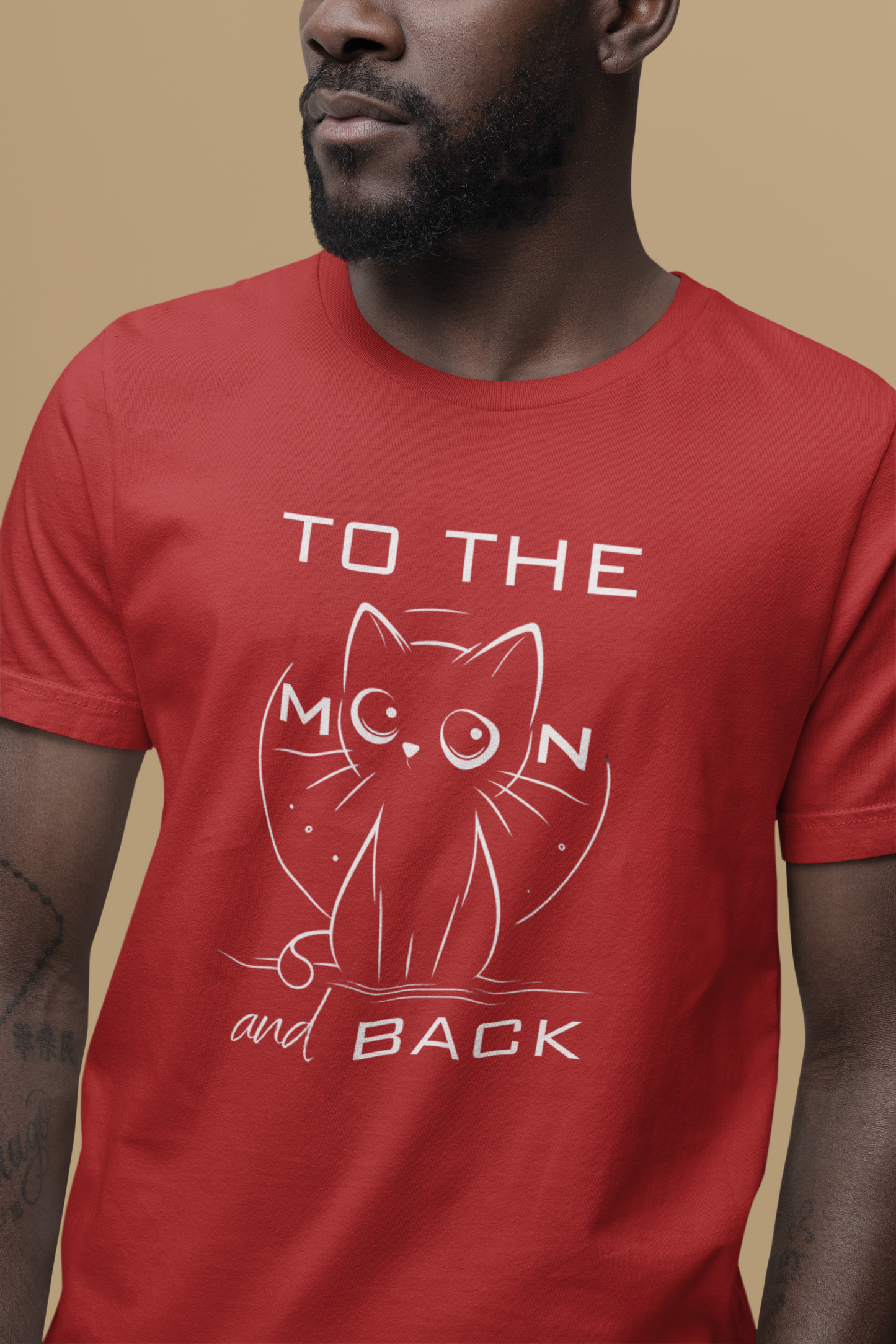 To the Moon and Back – Cute Cat Love Quote T-Shirt