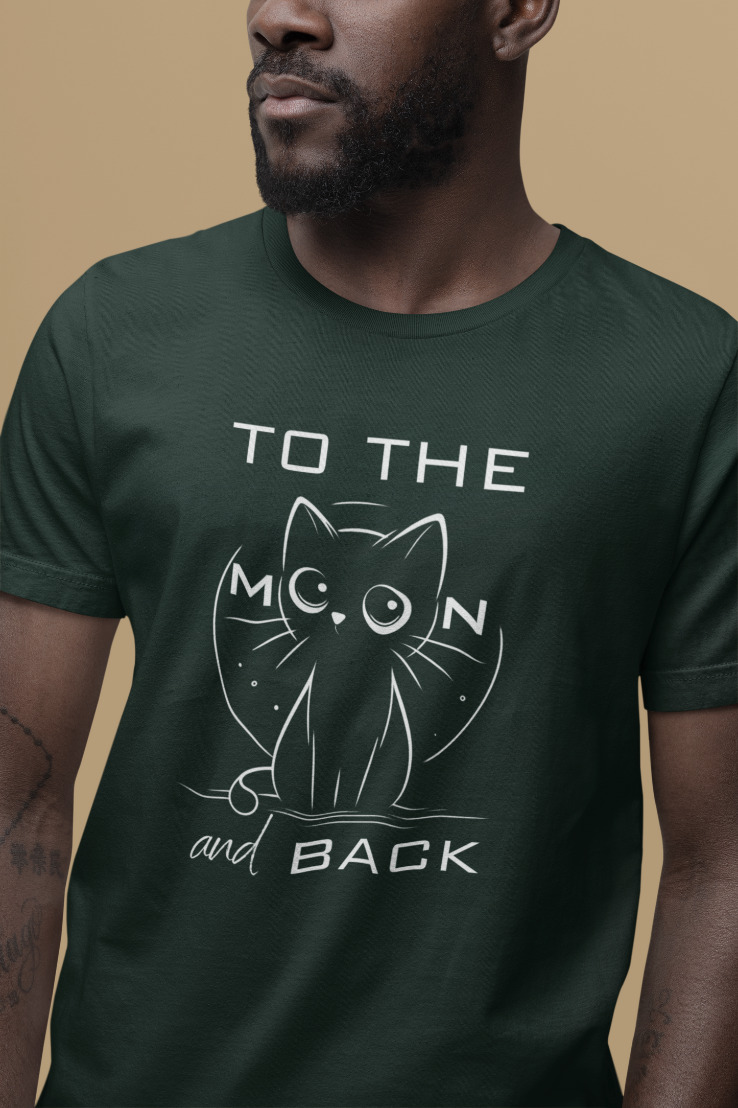 To the Moon and Back – Cute Cat Love Quote T-Shirt