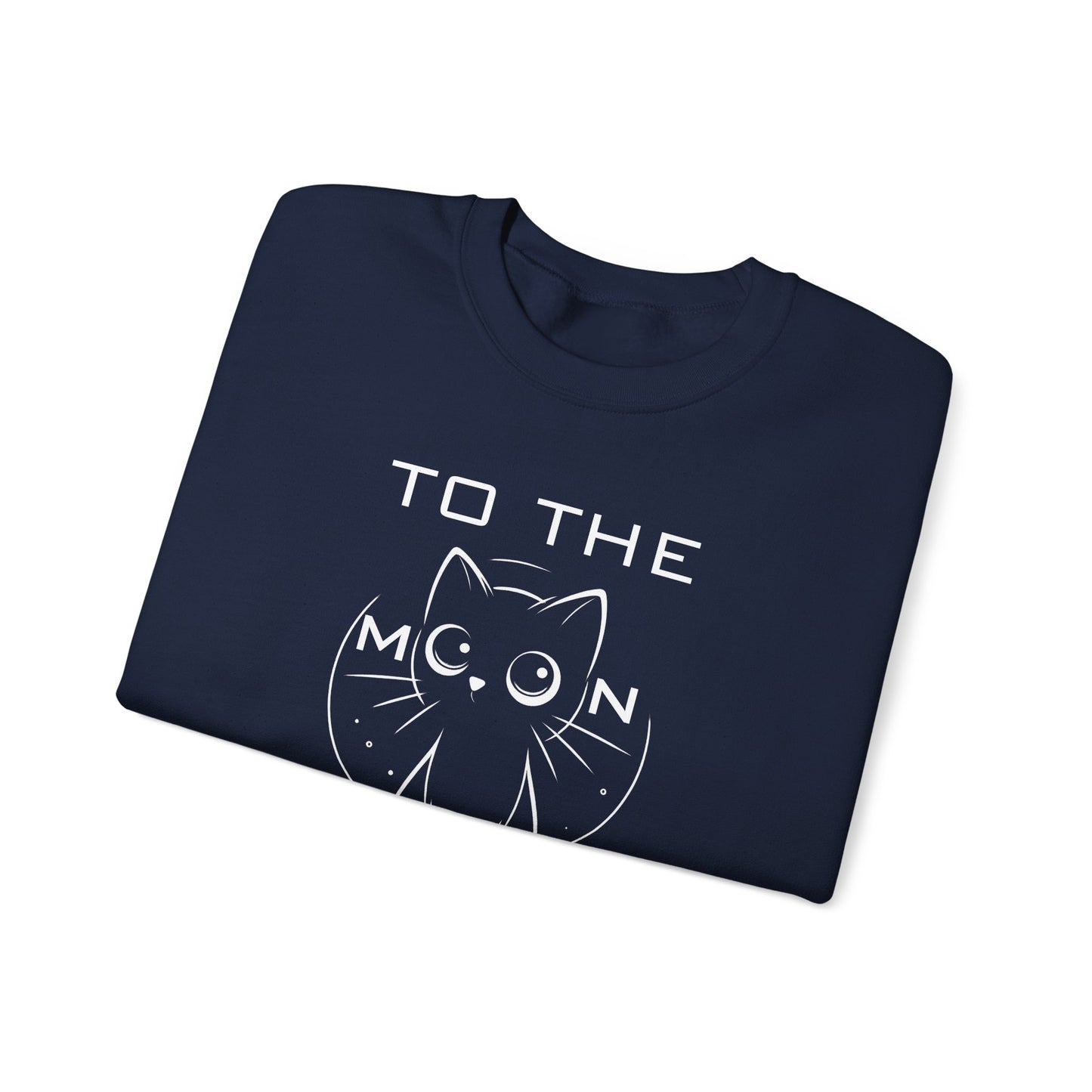 To the Moon and Back – Cute Cat Love Sweatshirt