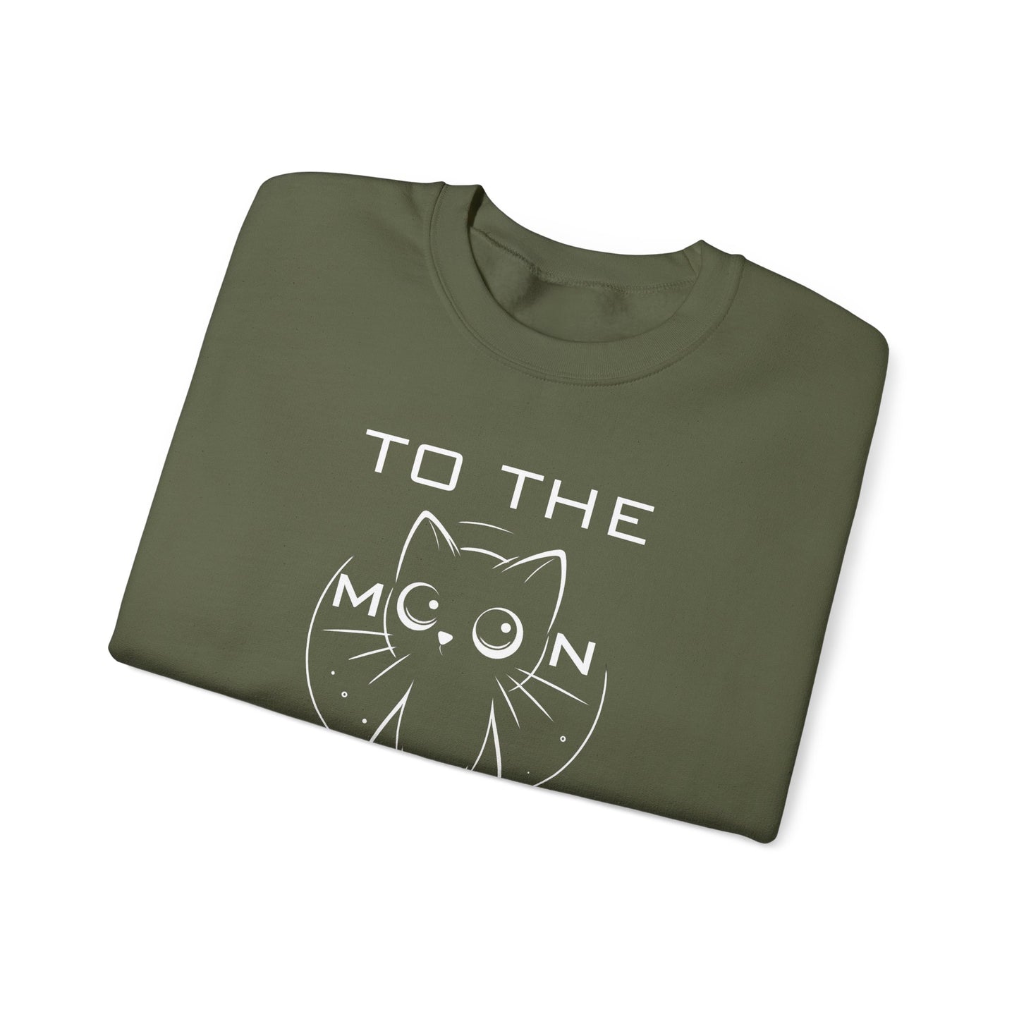 To the Moon and Back – Cute Cat Love Sweatshirt