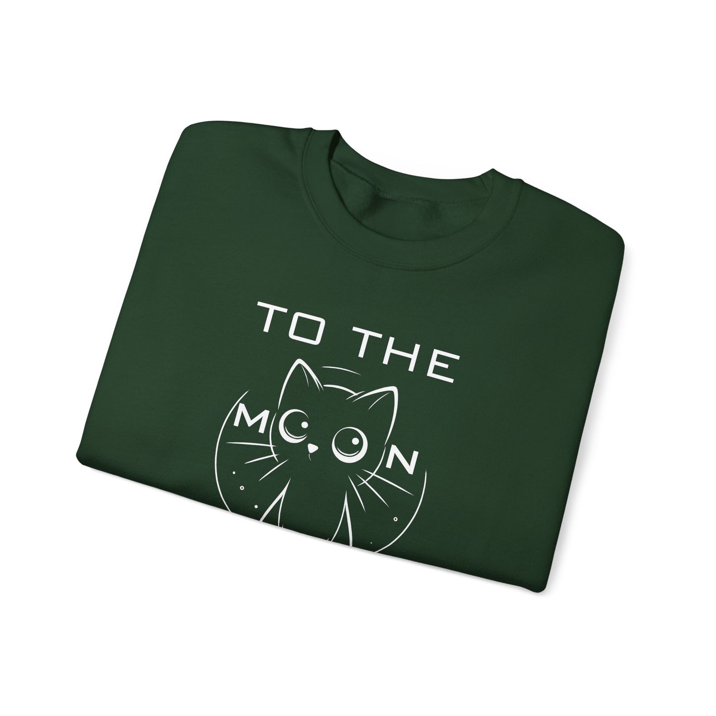 To the Moon and Back – Cute Cat Love Sweatshirt