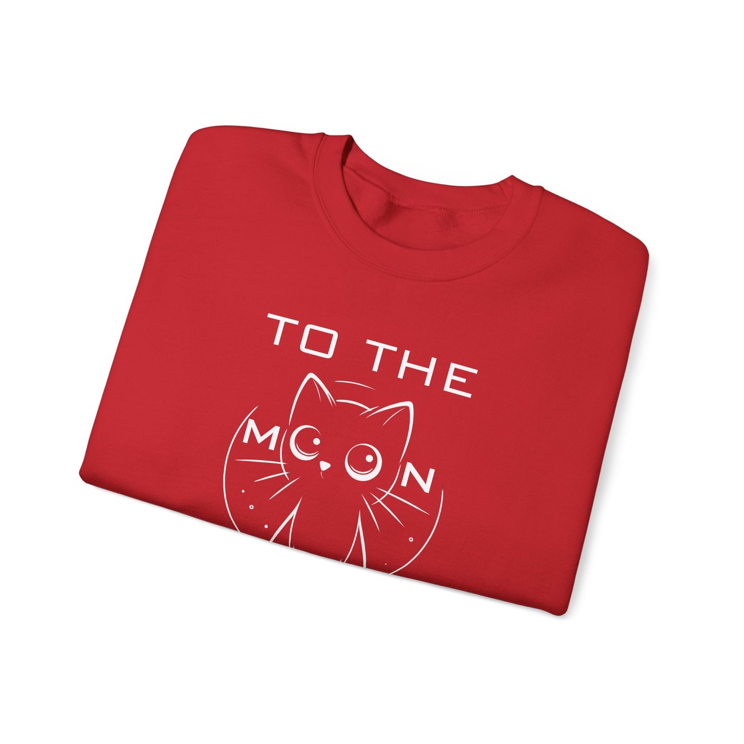 To the Moon and Back – Cute Cat Love Sweatshirt