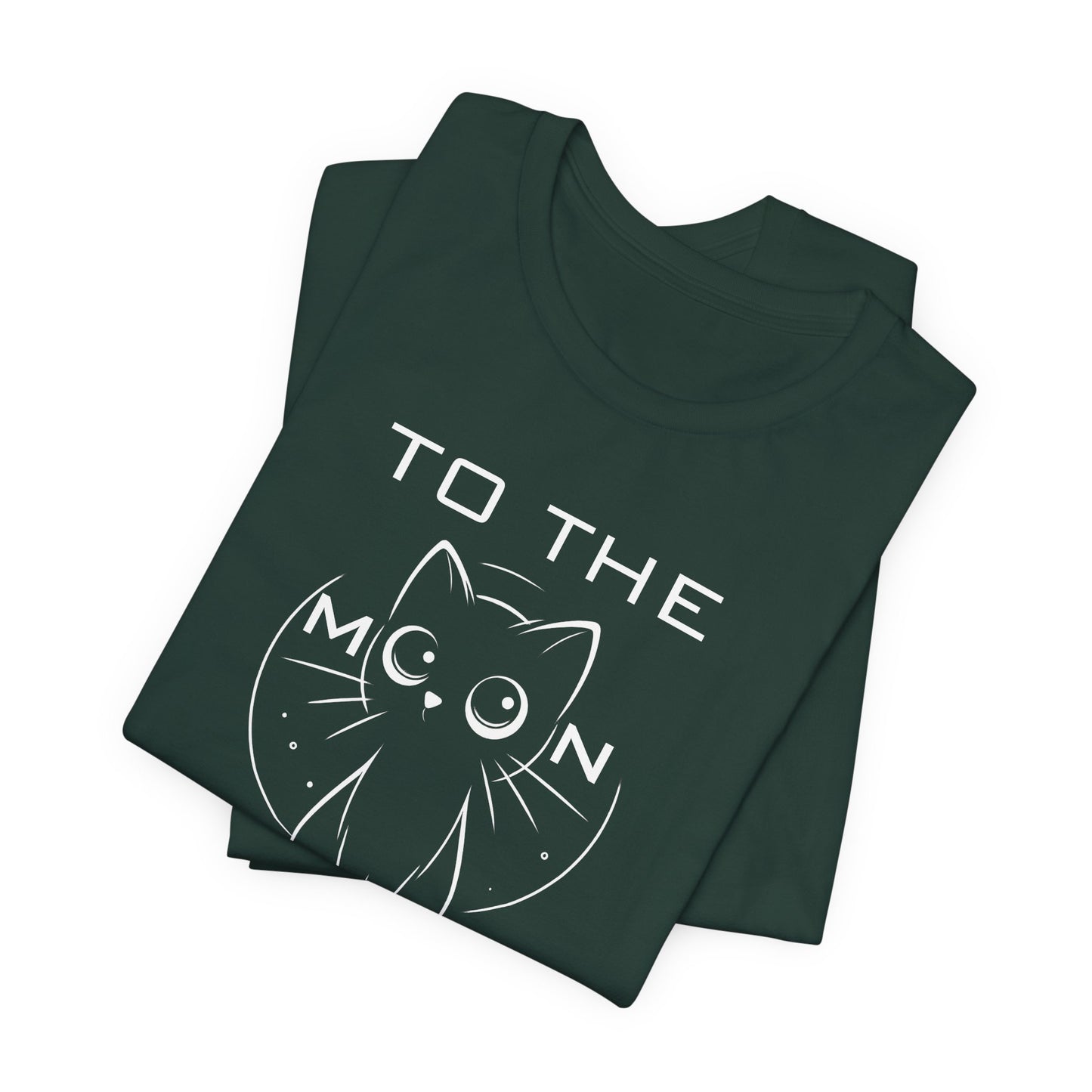 To the Moon and Back – Cute Cat Love Quote T-Shirt