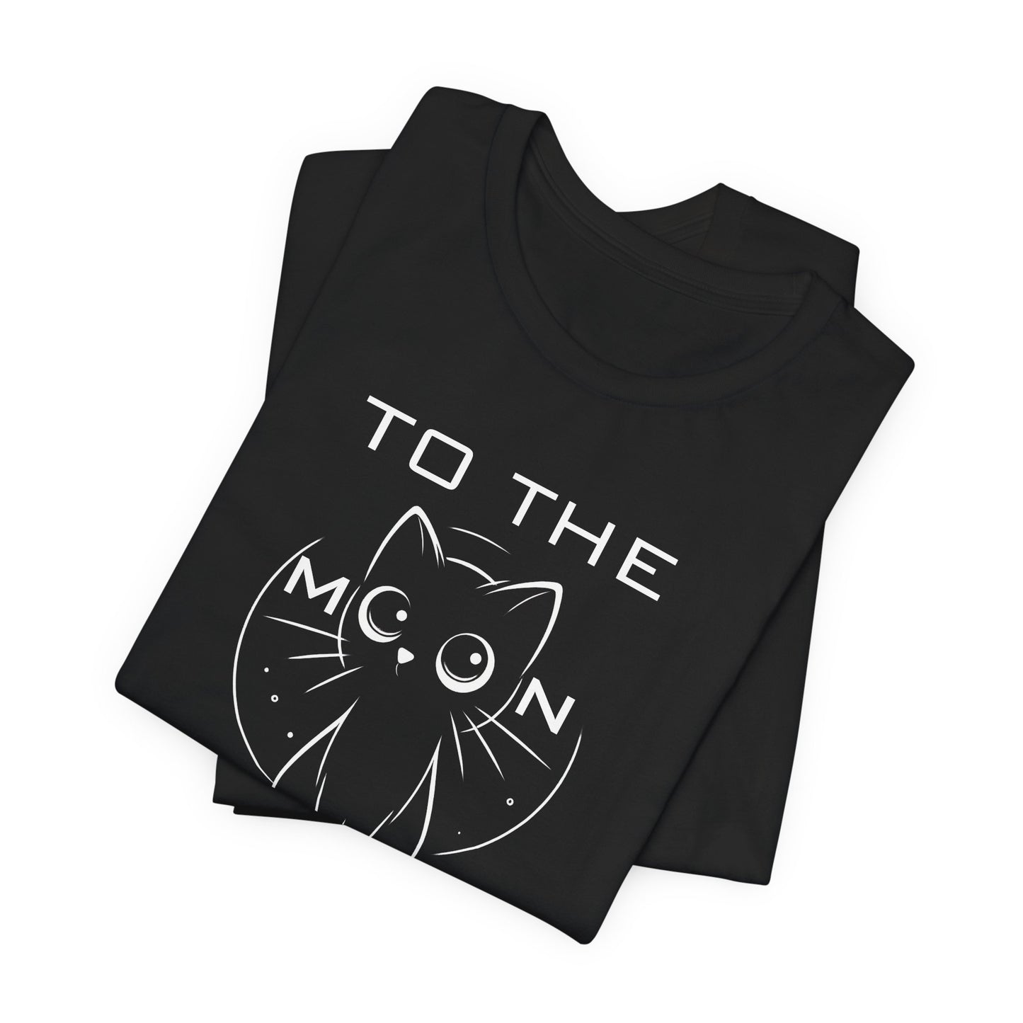To the Moon and Back – Cute Cat Love Quote T-Shirt