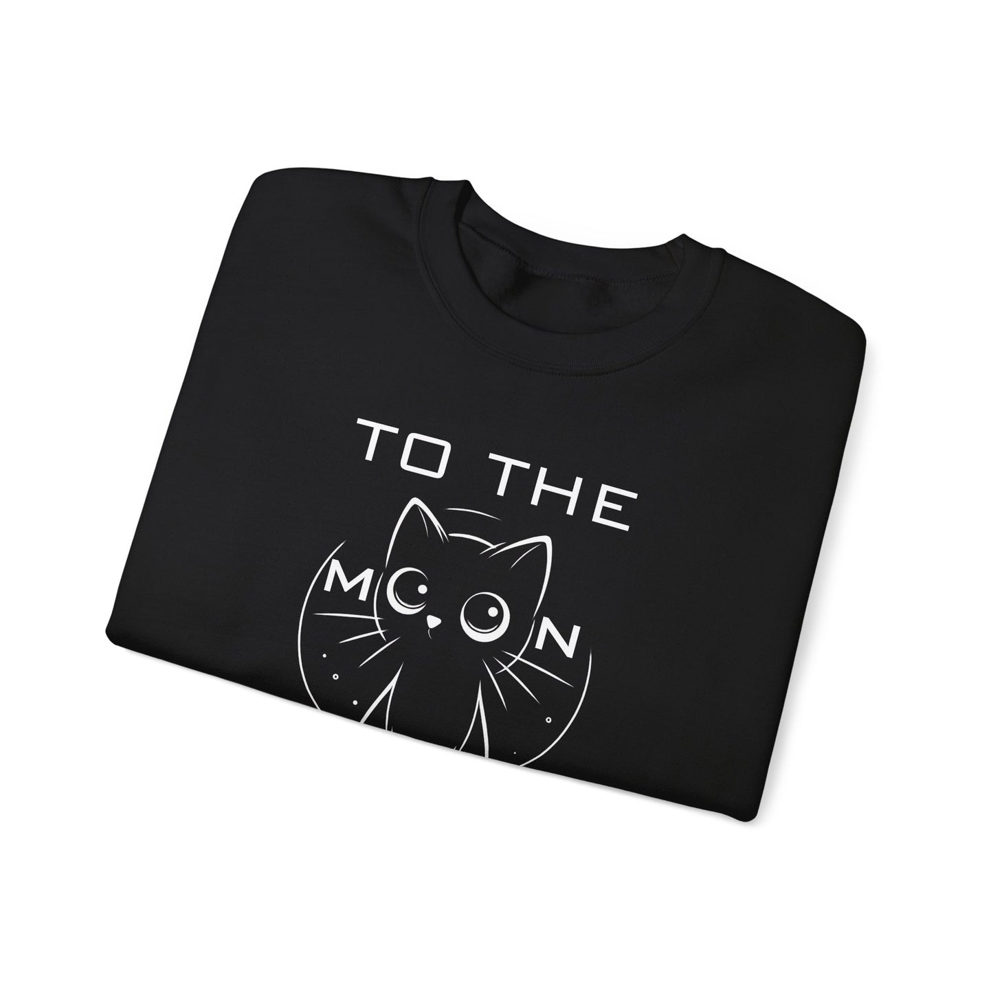 To the Moon and Back – Cute Cat Love Sweatshirt
