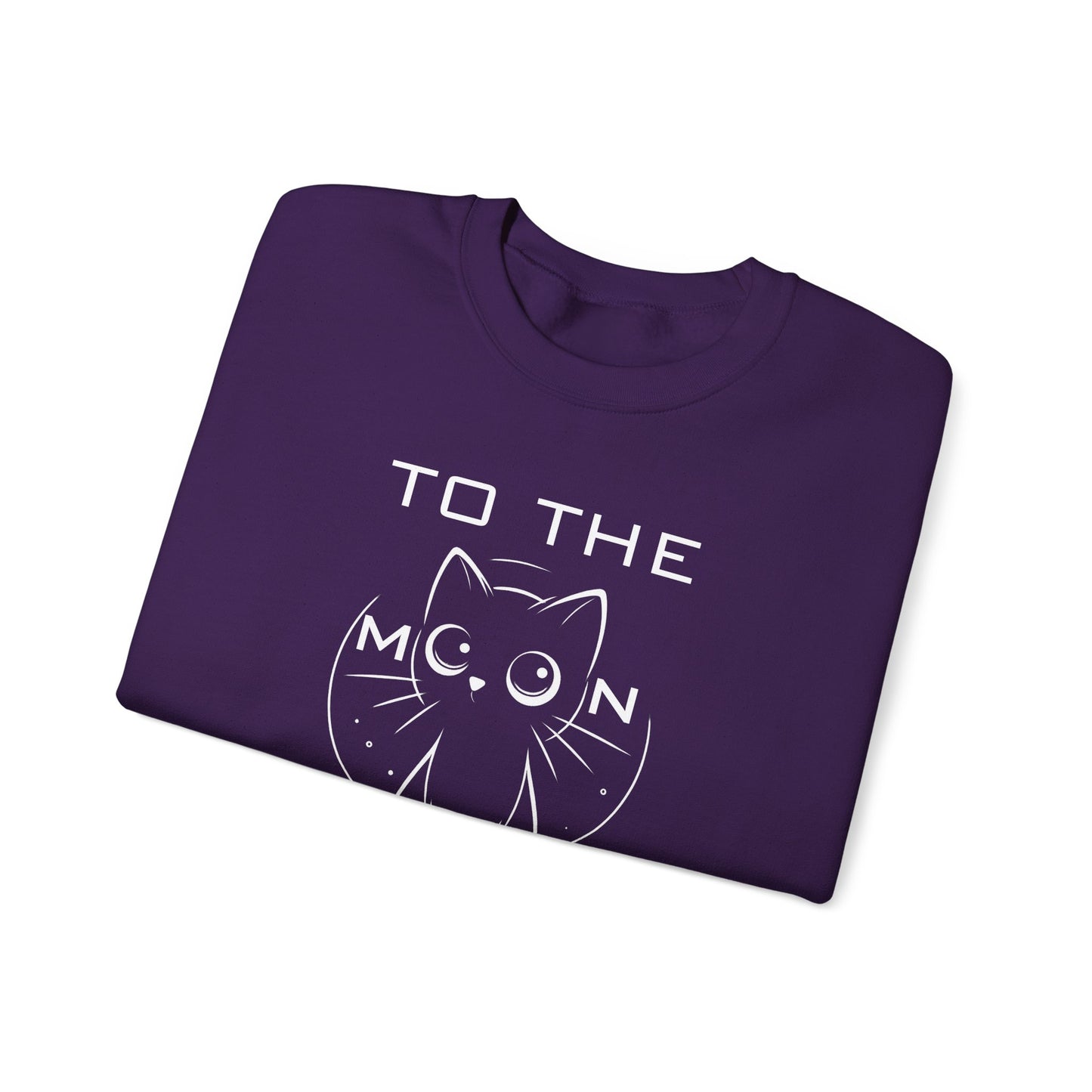 To the Moon and Back – Cute Cat Love Sweatshirt