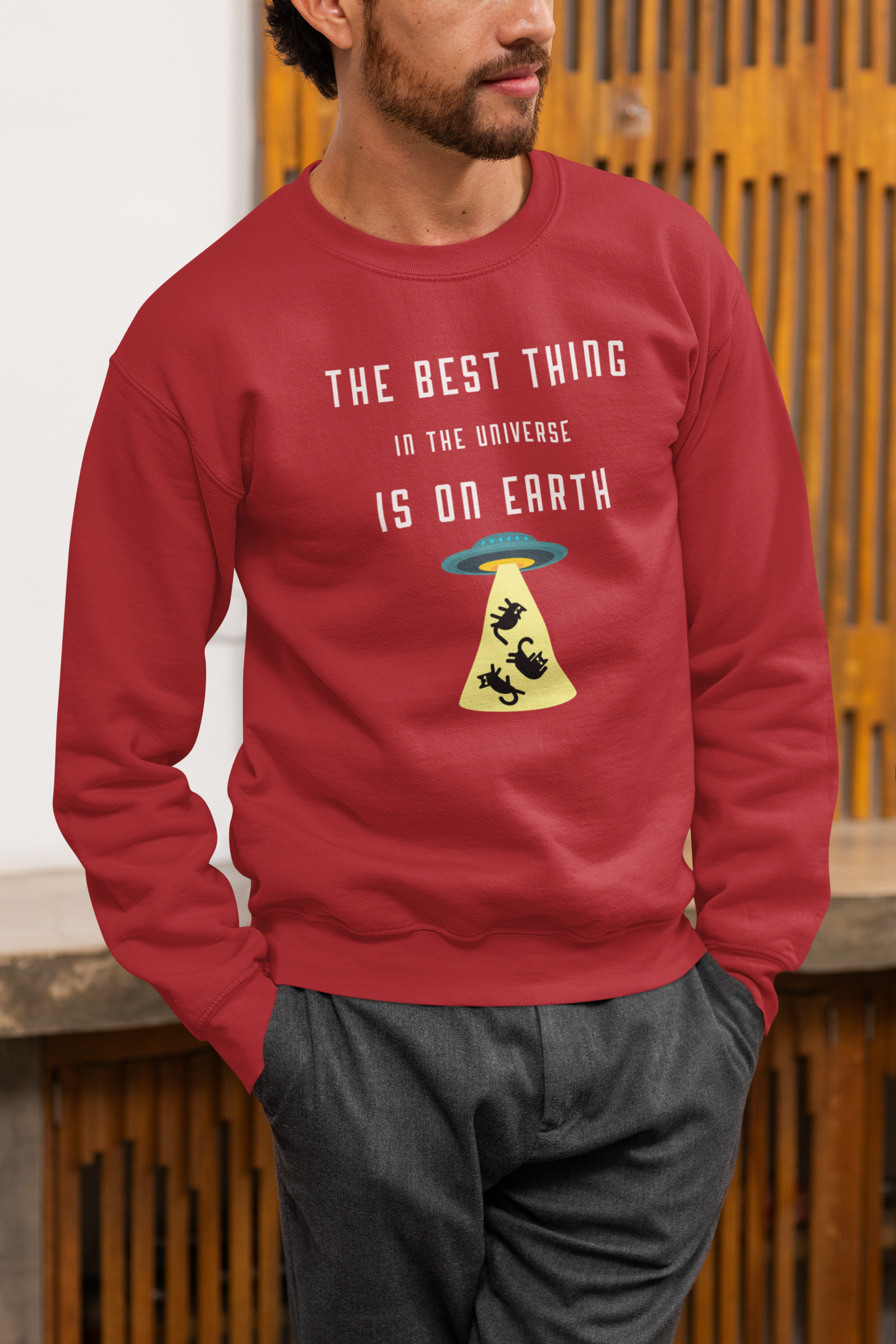 The Best Thing in the Universe – Funny Cat Sweatshirt