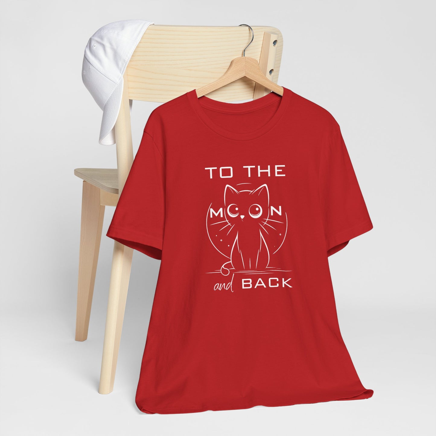 To the Moon and Back – Cute Cat Love Quote T-Shirt