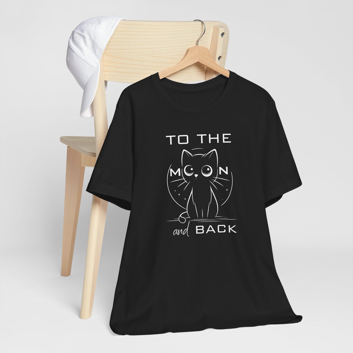 To the Moon and Back – Cute Cat Love Quote T-Shirt