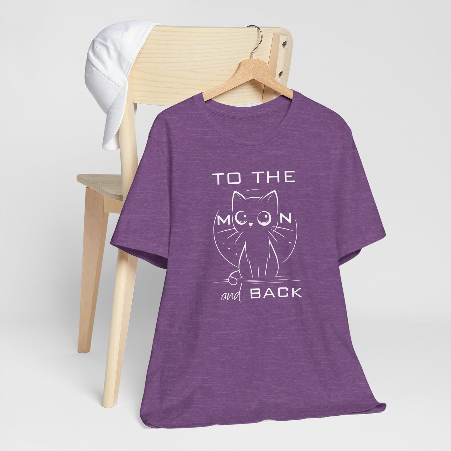 To the Moon and Back – Cute Cat Love Quote T-Shirt