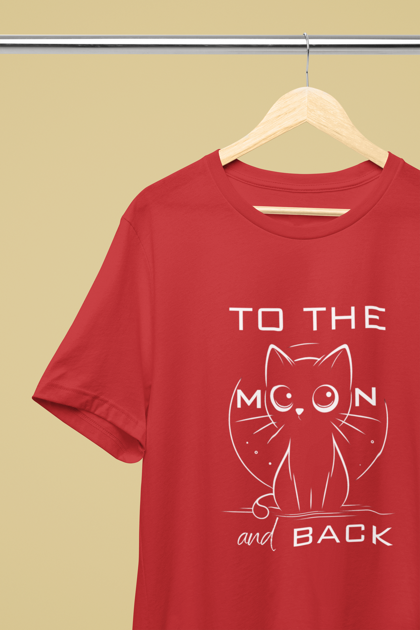 To the Moon and Back – Cute Cat Love Quote T-Shirt