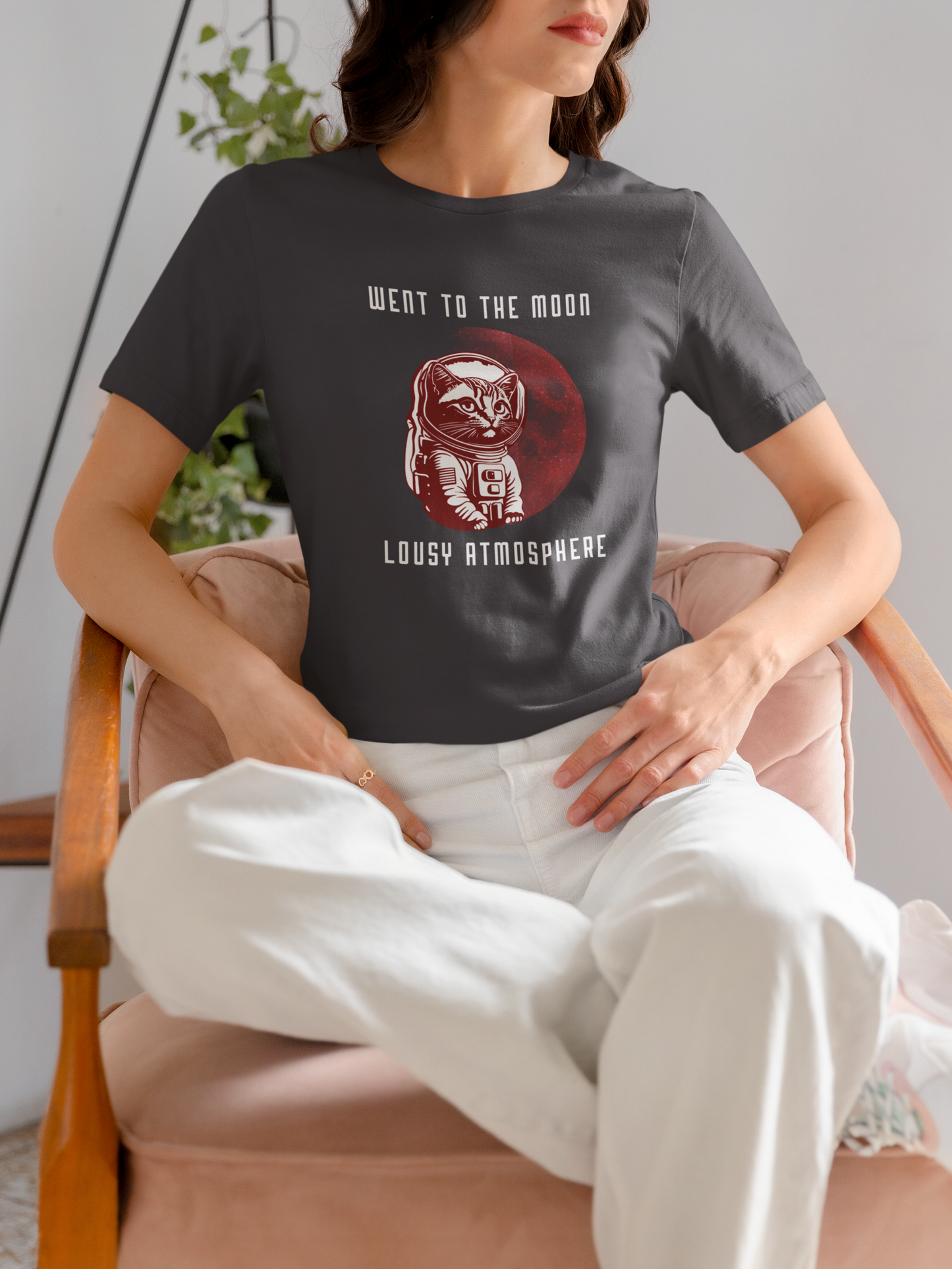 Went To The Moon Cat T-shirt
