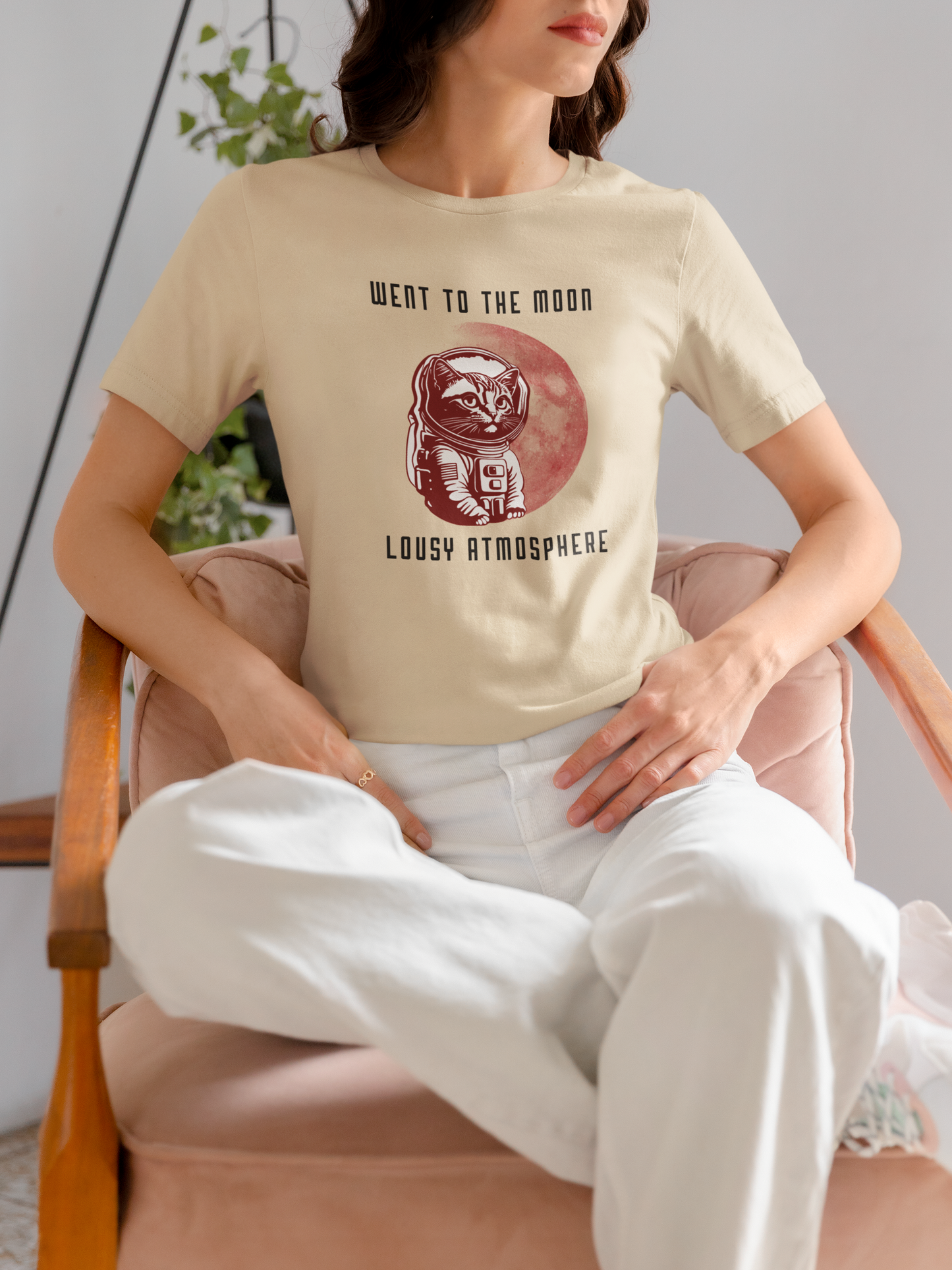 Went To The Moon Cat T-shirt
