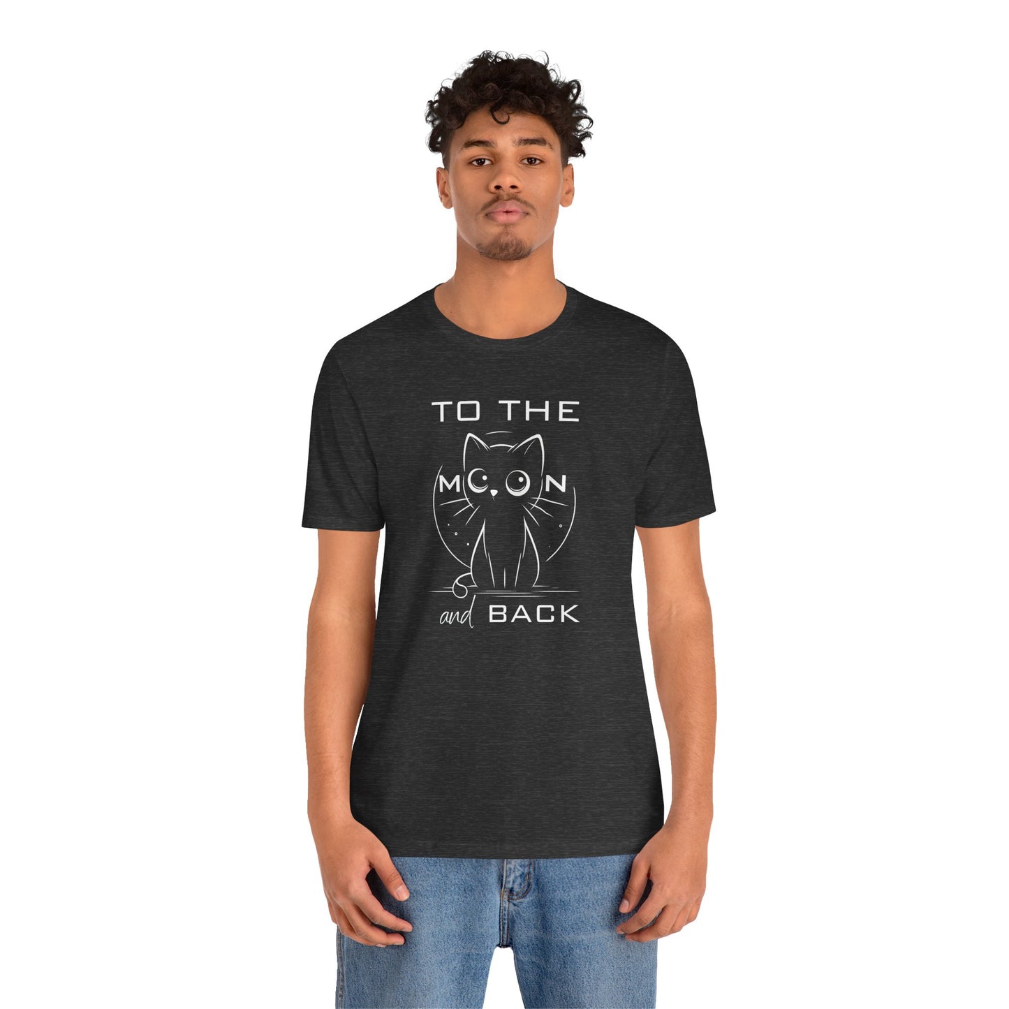 To the Moon and Back – Cute Cat Love Quote T-Shirt