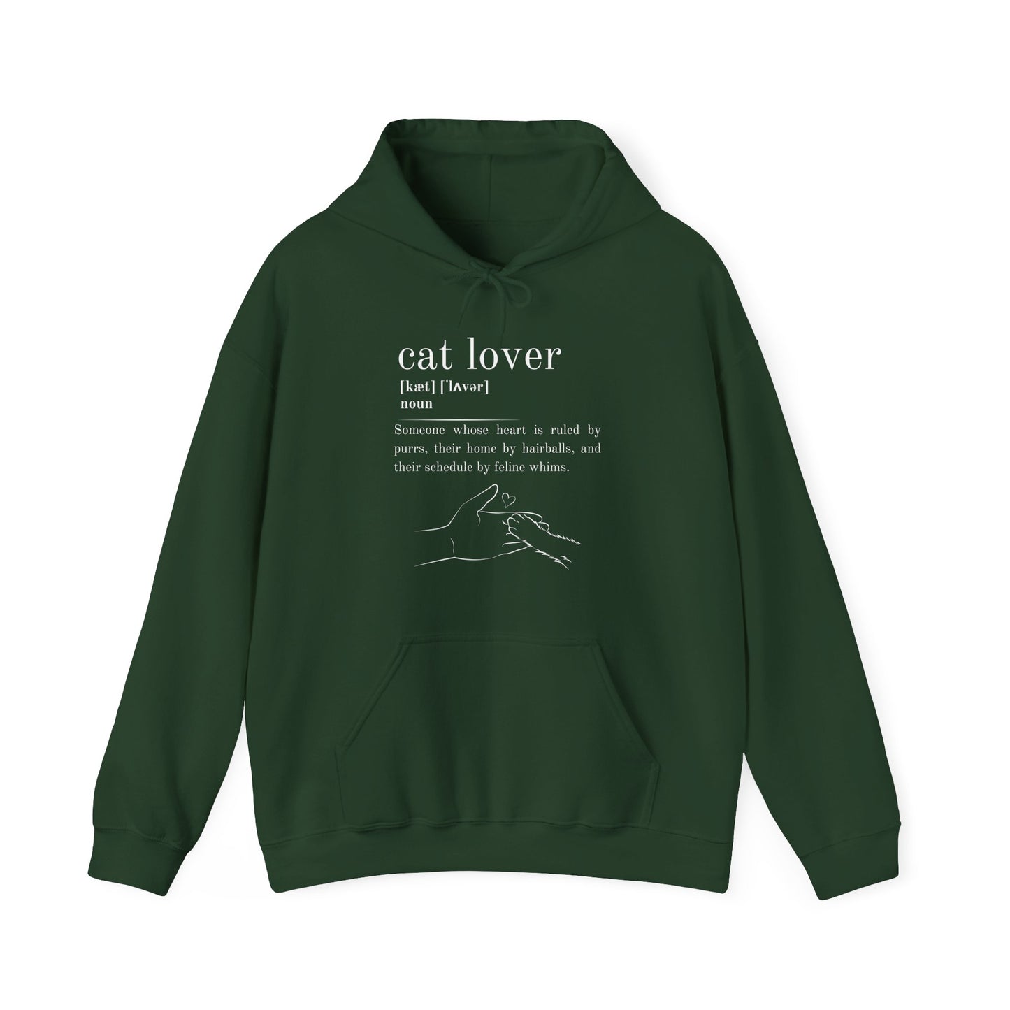 Cat Lover Definition Hoodie