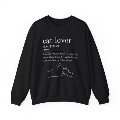 Cat Lover Definition Sweatshirt