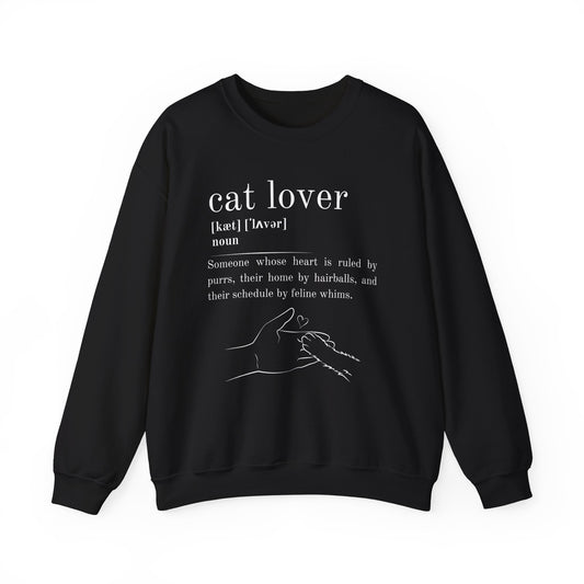 Cat Lover Definition Sweatshirt