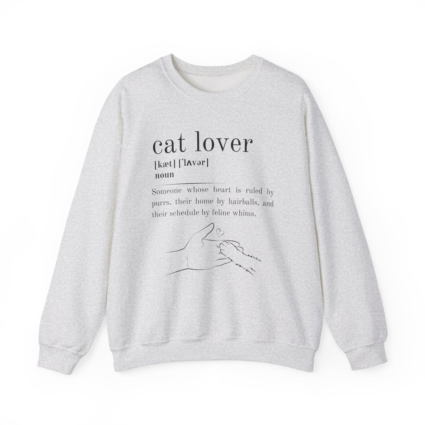 Cat Lover Definition Sweatshirt