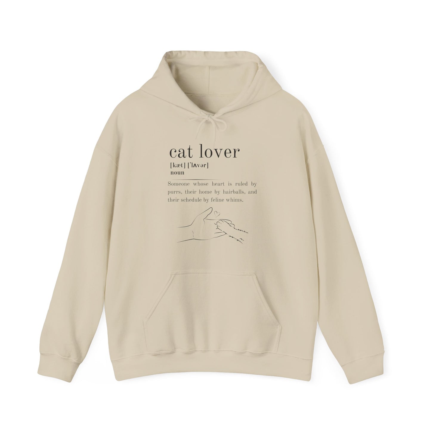 Cat Lover Definition Hoodie
