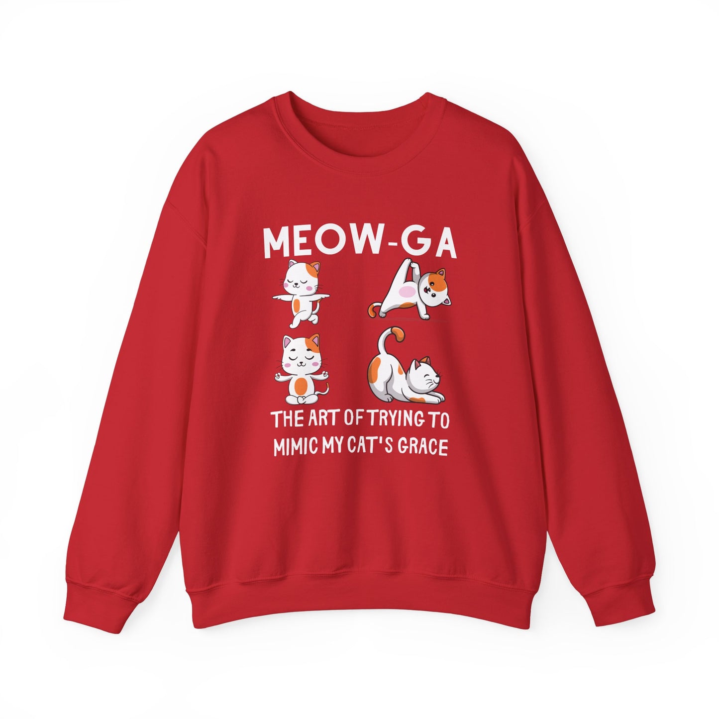 Meow-Ga Cat Yoga Sweatshirt