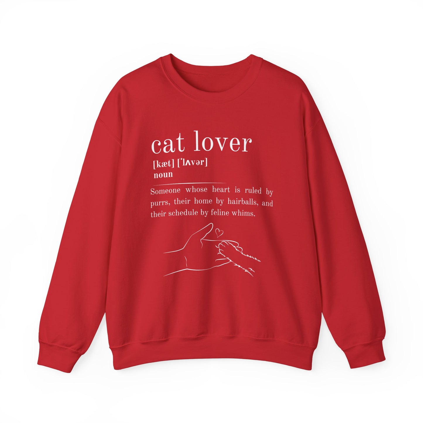 Cat Lover Definition Sweatshirt