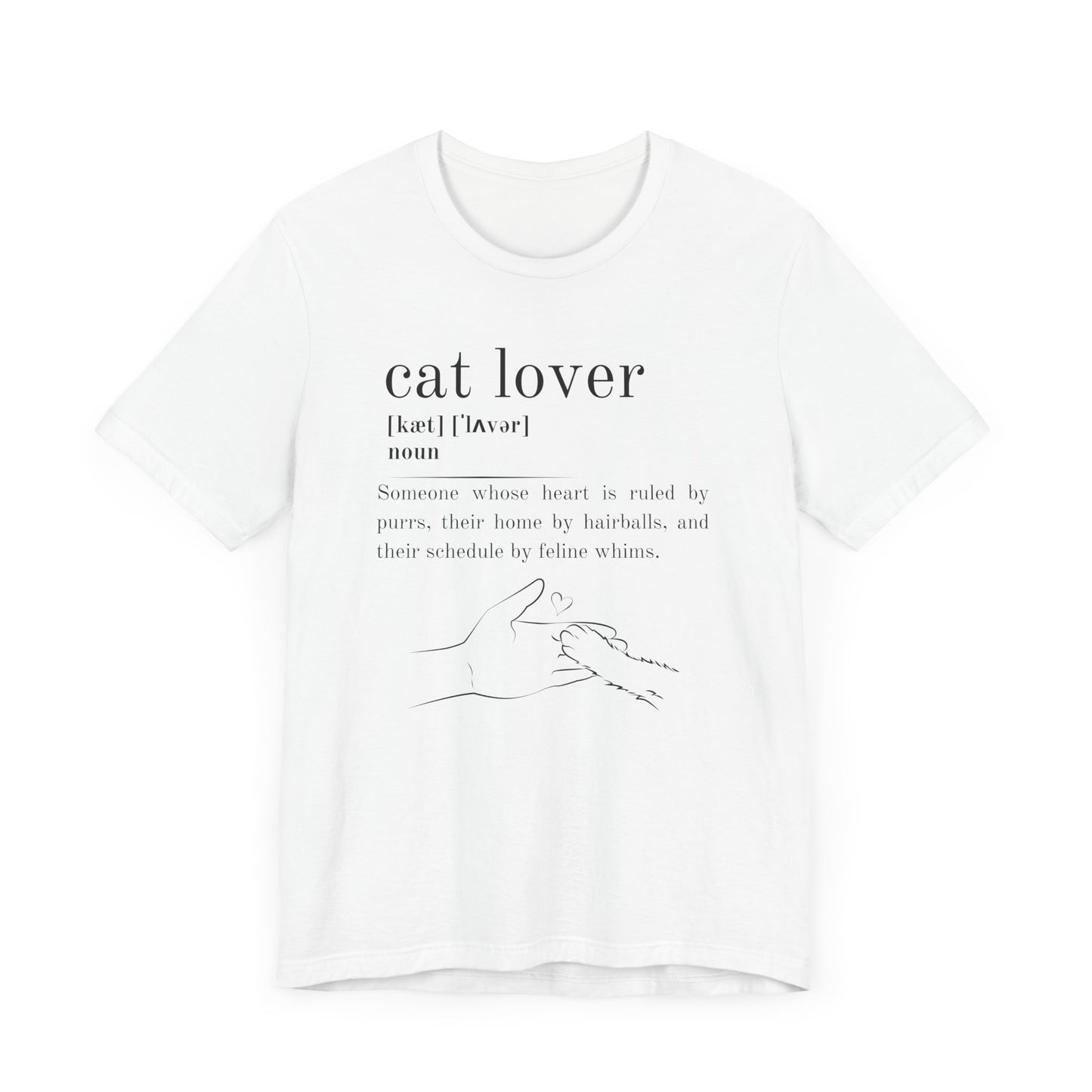 Cat Lover Definition T-Shirt