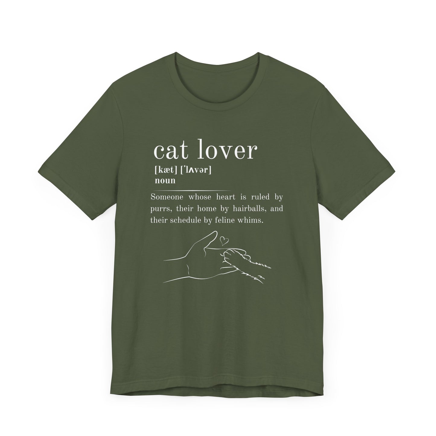 Cat Lover Definition T-Shirt