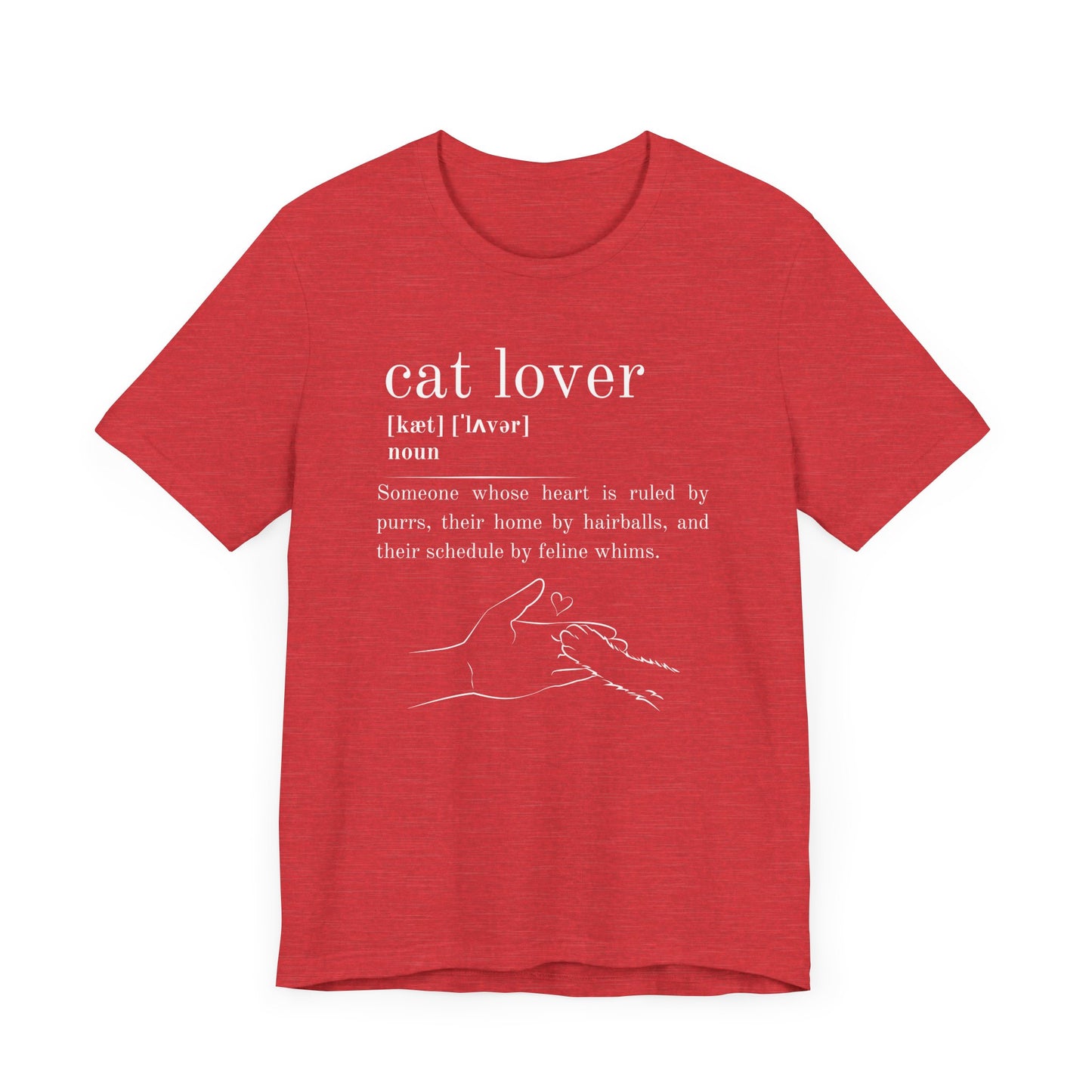 Cat Lover Definition T-Shirt
