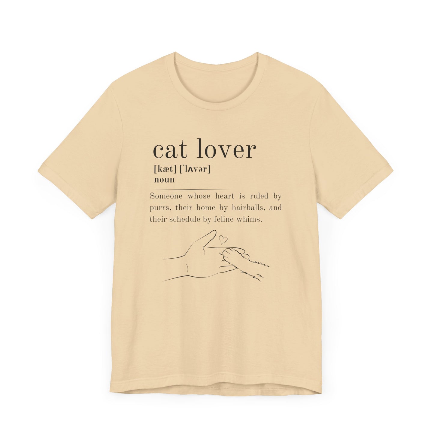 Cat Lover Definition T-Shirt