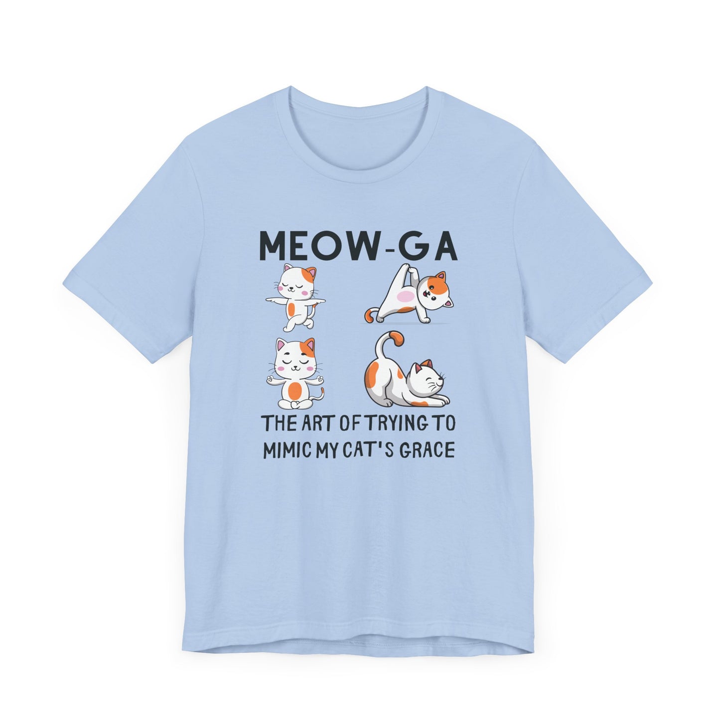 Meow-GA Cat Yoga T-Shirt