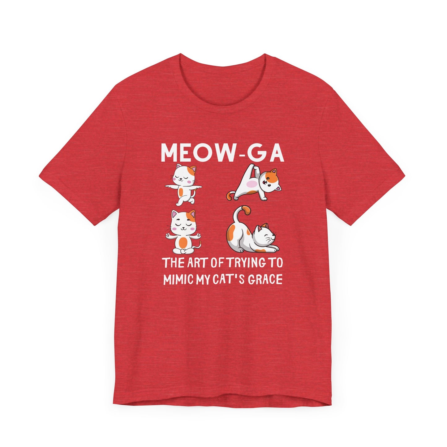 Meow-GA Cat Yoga T-Shirt