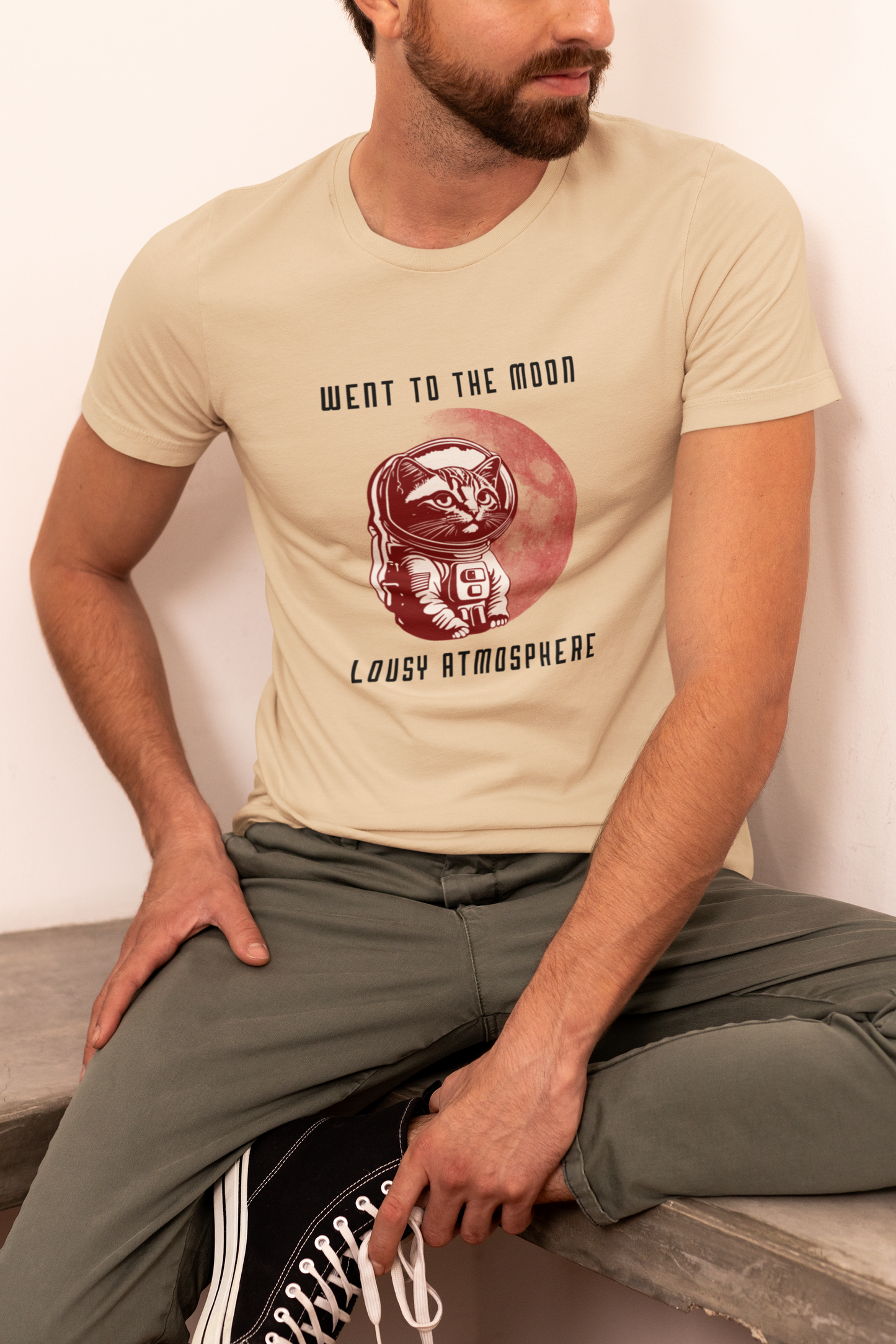 Went To The Moon Cat T-shirt