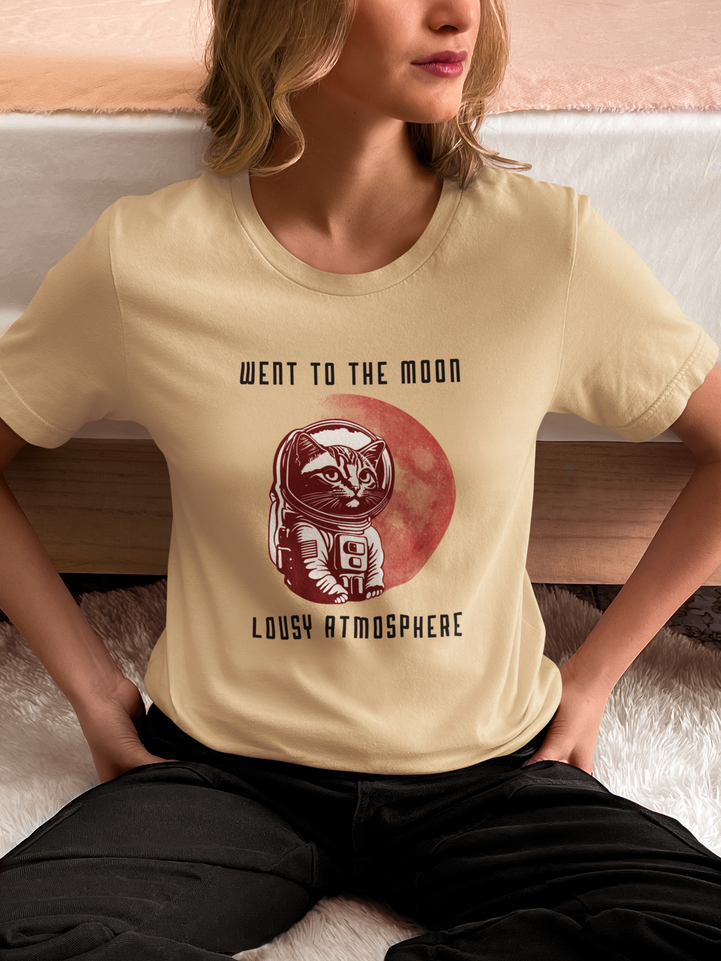 Went To The Moon Cat T-shirt