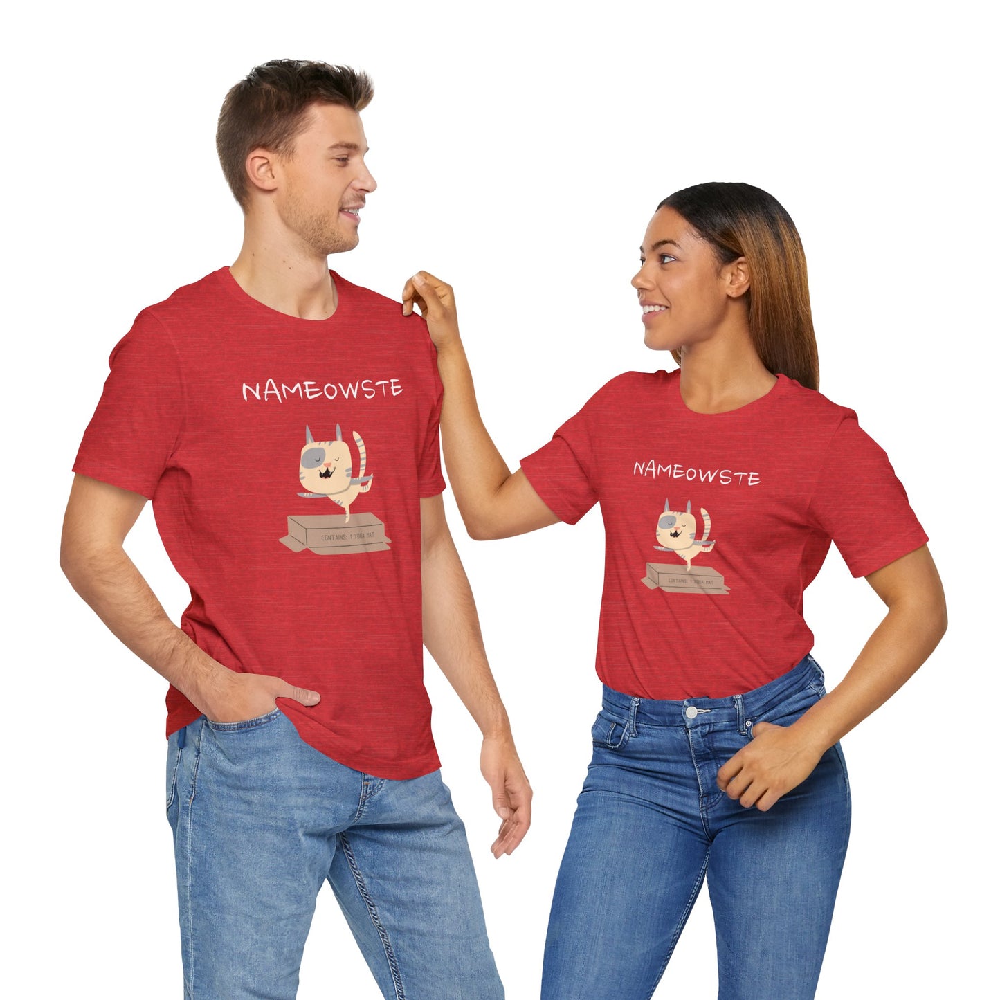 Nameowste Cat Yoga T-Shirt