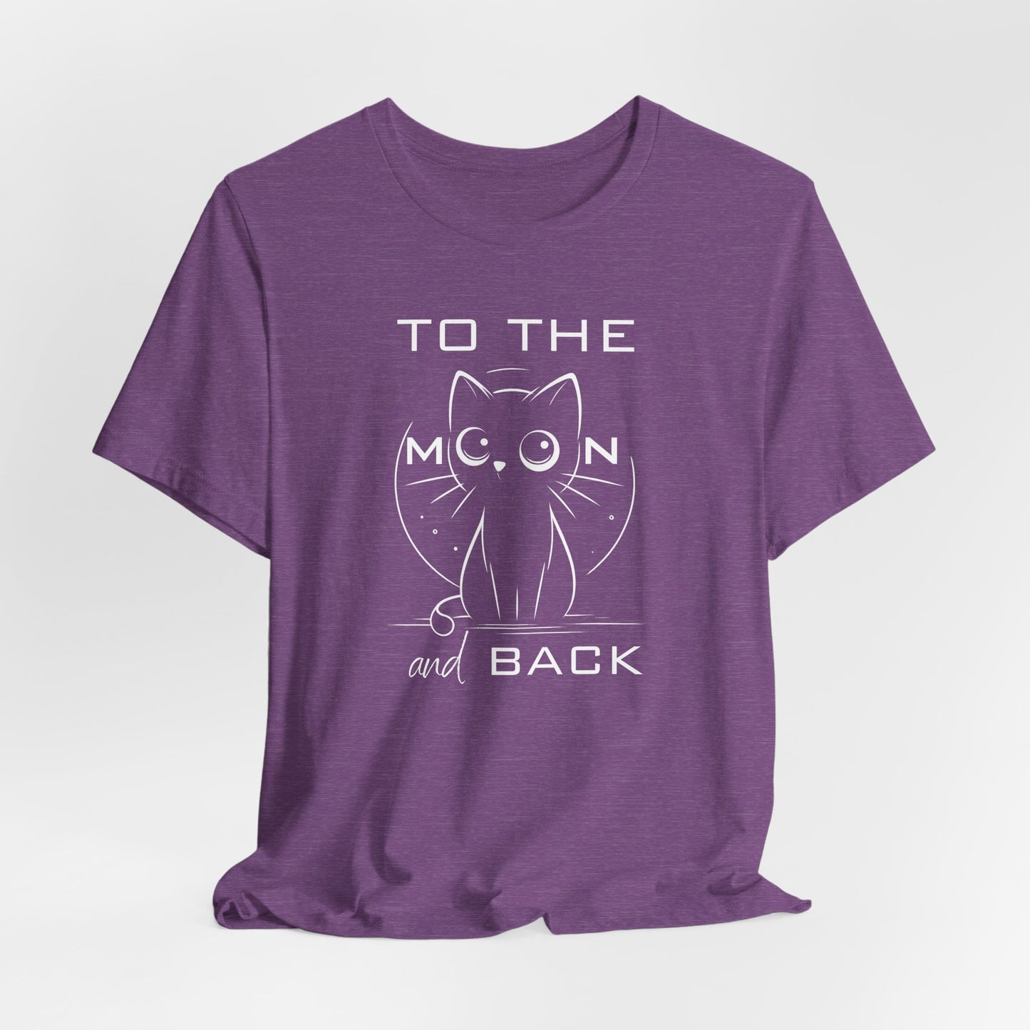 To the Moon and Back – Cute Cat Love Quote T-Shirt