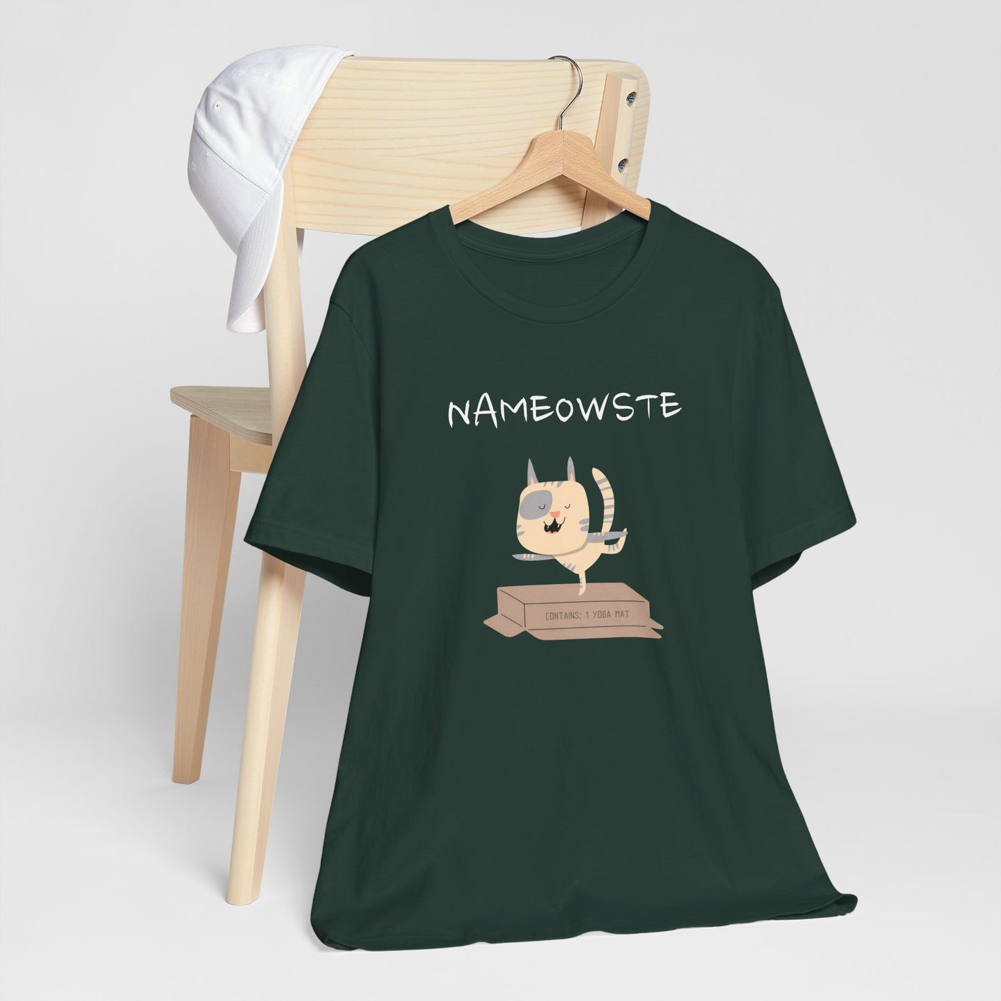 Nameowste Cat Yoga T-Shirt