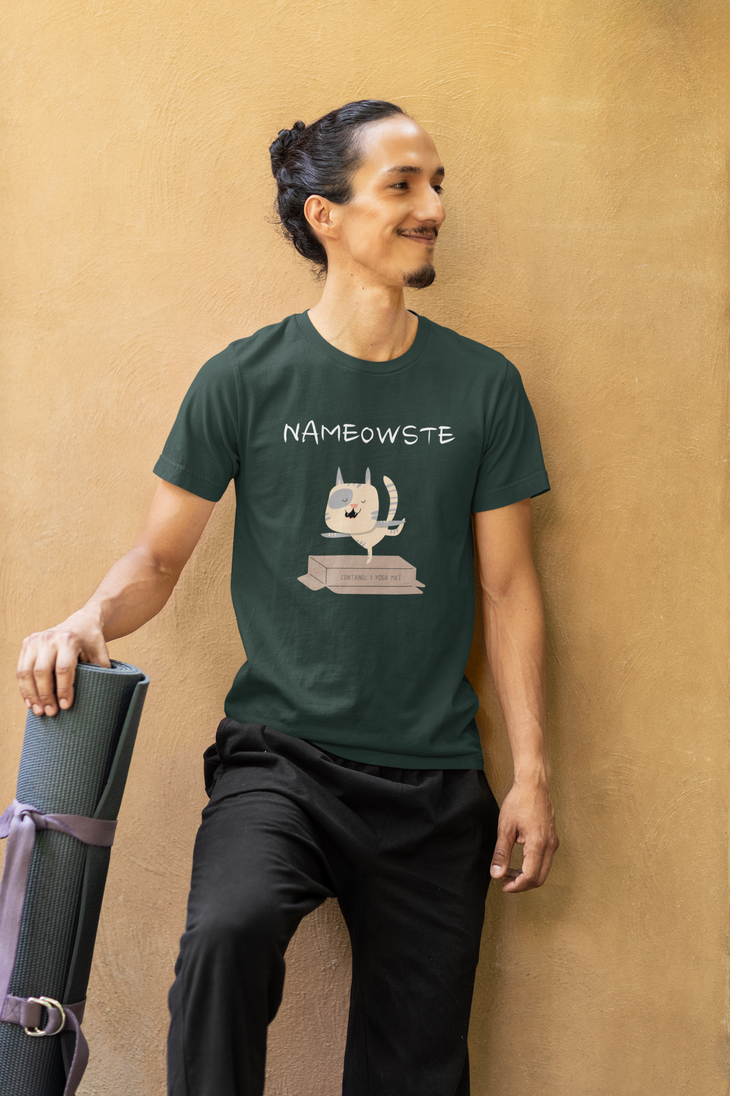 Nameowste Cat Yoga T-Shirt